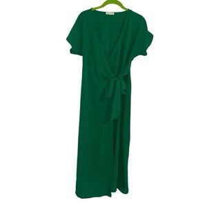Green Wrap Dress Joie De Vivre
